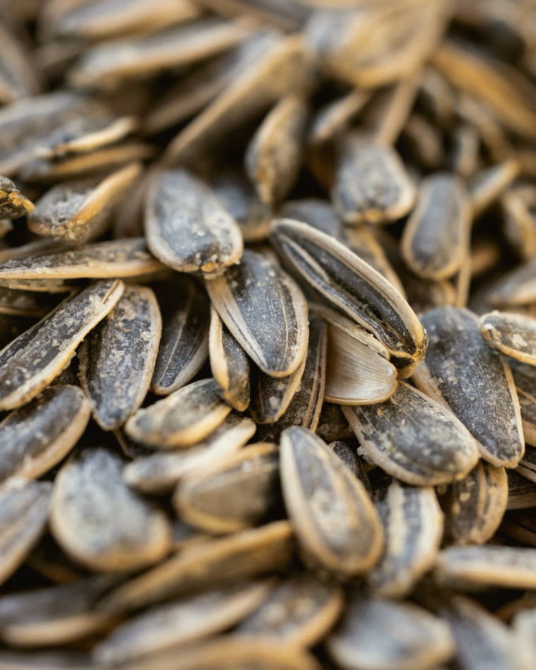 بذور دوّار الشمس سائبة.